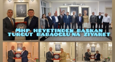 MHP HEYETİNDEN BAŞKAN TURGUT BABAOĞLU’NA ZİYARET