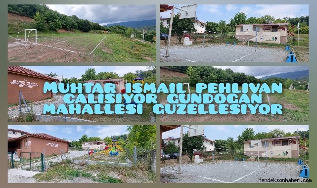 Muhtar İsmail Pehlivan Çalışıyor Gündoğan Mahallesi Güzelleşiyor