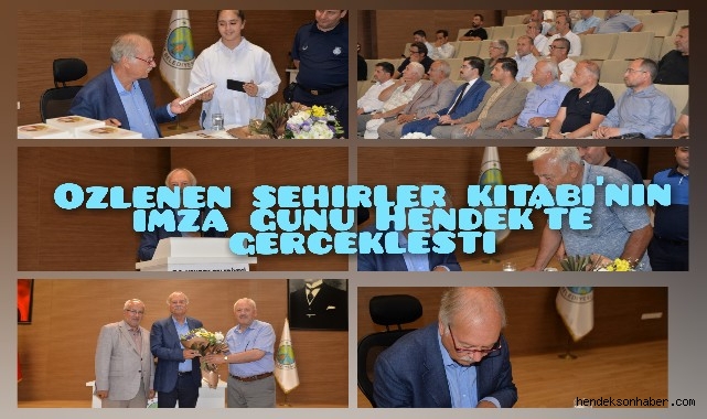 ‘Prof. Dr. Mustafa İsen, yeni eseri  özlenen şehirler Kitabı’nın İmza Günü Hendek’te gerçekleşti