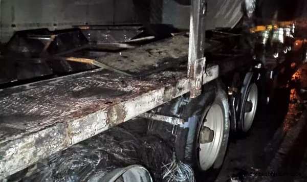 Tır Sürücüsünün Dikkati Faciayı Önledi