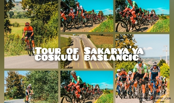 Tour of Sakarya'ya coşkulu başlangıç: 80 yıldız sporcuyla bu bir ilk