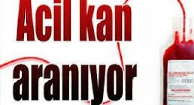 B RH (-) Negatif Kan Aranıyor