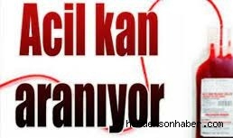 B RH (-) Negatif Kan Aranıyor