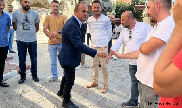 CHP'li Vekillerden Hendek Meydan'da Esnaf Ziyareti