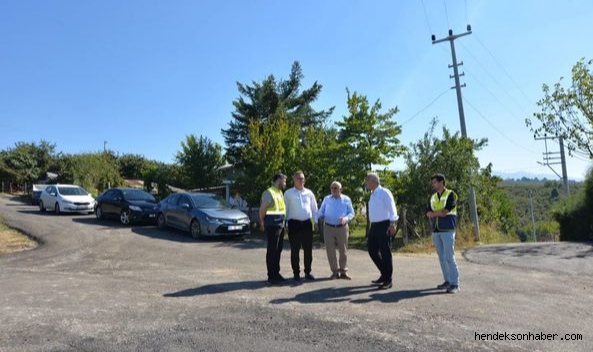 HARMANTEPE SICAK ASFALTLA BULUŞTU BABAOĞLU: YÜCE'YE TEŞEKKÜR ETTİ