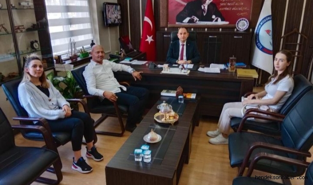 Hendek Deva Partisi İlçe Başkanı Emre Taşkın'dan Kahraman’a Hayırlı Olsun Ziyareti   