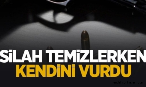 Hendek'te Silahını Temizlerken Kazara Kendini Vurdu