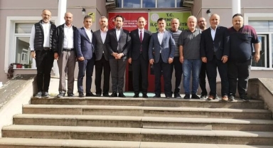 Sofu'dan  Engin Kahraman'a Hayırlı Olsun Ziyareti 