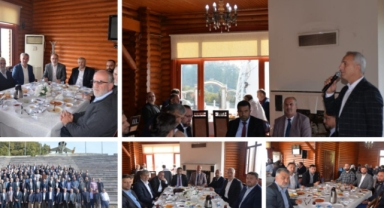 BAŞKAN TURGUT BABAOĞLU DİN GÖREVLİLERİYLE BULUŞTU