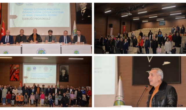 ÇOCUK ATLETİZMİ VE TEMEL JİMNASTİK EĞİTİMİ PROTOKOLÜ İMZALANDI