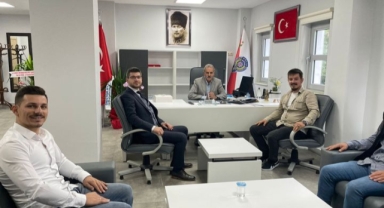 Hendek Ak Gençlerden Hendek Emniyet Müdürü Mesut  Eyigün'e Hayırlı Olsun Ziyareti