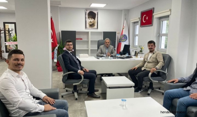 Hendek Ak Gençlerden Hendek Emniyet Müdürü Mesut  Eyigün'e Hayırlı Olsun Ziyareti