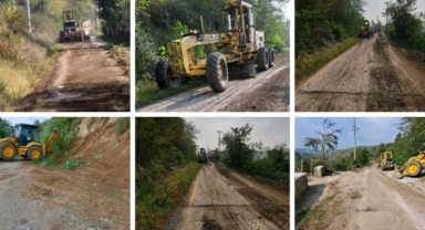 Hendek Gündoğan Muhtarı Pehlivandan Başkan Yüce'ye Asfalt Teşekkürü