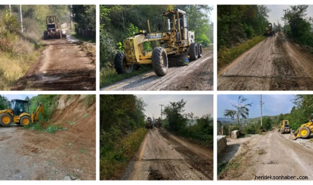 Hendek Gündoğan Muhtarı Pehlivandan Başkan  Yüce'ye Asfalt Teşekkürü