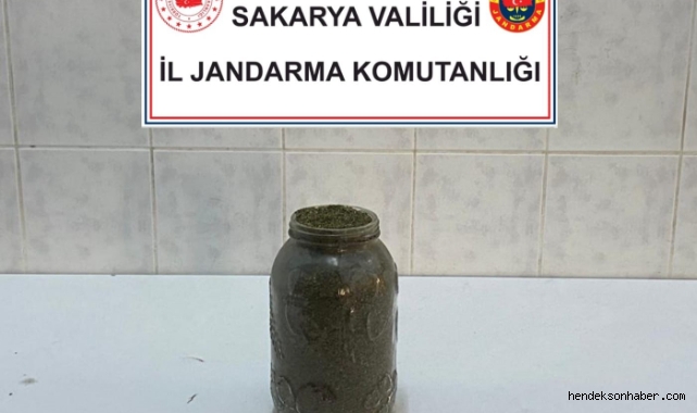 Hendek Jandarmadan Zehir Operasyonu