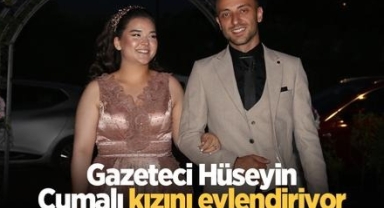 Usta Gazeteci Hüseyin Cumalı kızını evlendiriyor