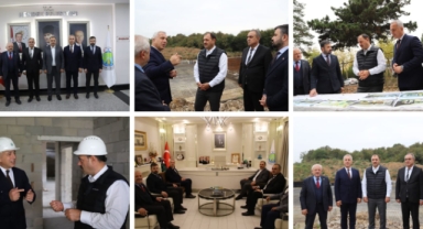 VALİ ÇETİN OKTAY KALDIRIM HENDEK'İN PROJE ALANLARINI GEZDİ