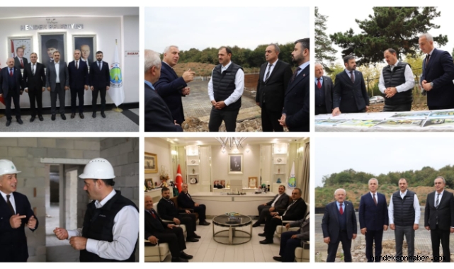 VALİ ÇETİN OKTAY KALDIRIM HENDEK'İN PROJE ALANLARINI GEZDİ