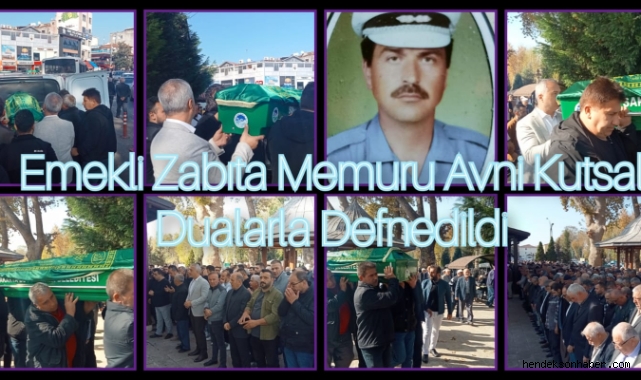 Avni Kutsal Dualarla Defnedildi