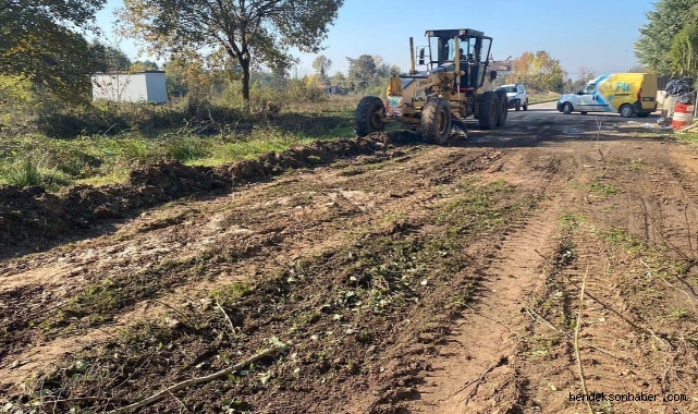 BELEDİYE EKİPLERİ DEREBOĞAZI VE HACİMBEY'DE