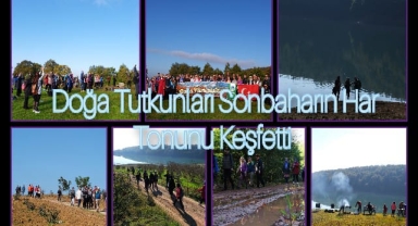 Doğa tutkunları sonbaharın her tonunu keşfetti