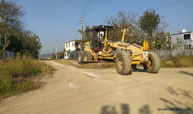 HENDEK BELEDİYE EKİPLERİ GÜLDİBİ MAHALLESİNDE