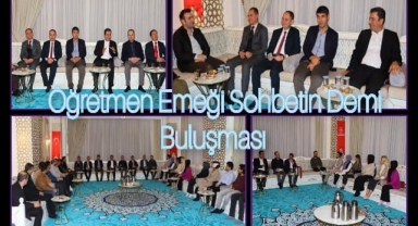 Öğretmenin Emeği Sohbetin Demi