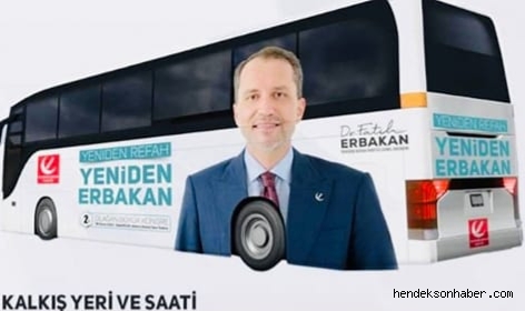 Hendek Yeniden Refah Partisi'nden 2 Olağan Büyük Kongreye Davet