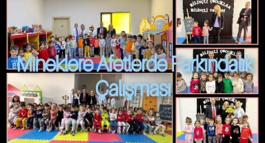 MİNİKLERE OYUNLARLA  AFETLERDE  FARKINDALIK ÇALIŞMASI