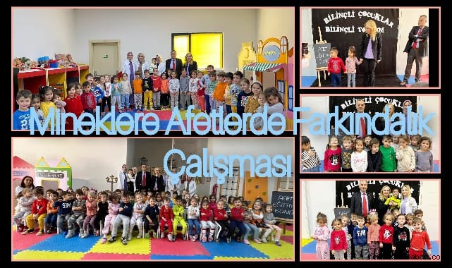 MİNİKLERE OYUNLARLA  AFETLERDE  FARKINDALIK ÇALIŞMASI