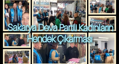 Sakarya Deva Partili Kadınların Hendek Çıkarması 