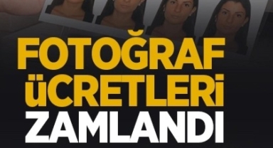 Fotoğraf ücretleri zamlandı