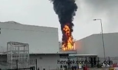 Hendek 2. Organize Sanayi Bölgesi'nde Korkutan Yangın