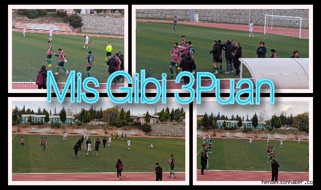 Hendek Dereköyspor'dan Mis Gibi 3 Puan