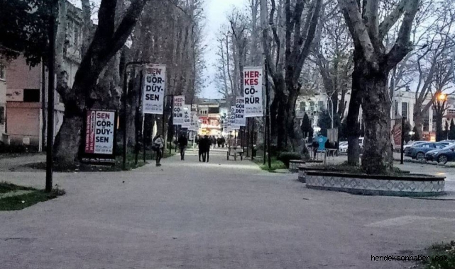 Hendek Muammer Sencer Caddesi'nde yasağı takan yok