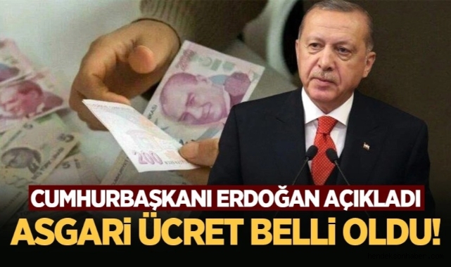 Merakla Beklenen Asgari Ücret Açıklandı