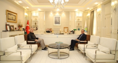 REKTÖR AL'DAN BAŞKAN BABAOĞLU'NA ZİYARET