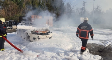 Sakarya Büyükşehir itfaiyeden yangından korunma ve söndürme eğitimi