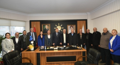 Başkan Akgün'e ziyaretler sürüyor