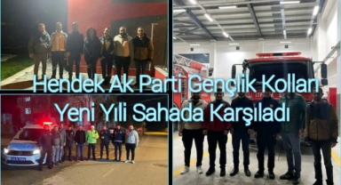 Hendek Ak Parti Gençlik Kolları Yeni Yılı Sahada Karşıladı