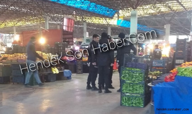 Hendek Salı Pazarında Silahlı Kavga  4 Yaralı