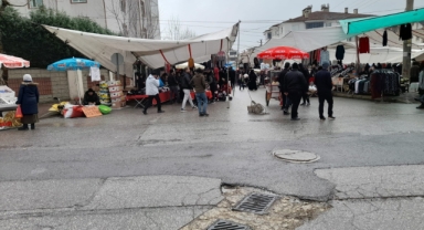 Muhtar İsmet İskefiyeli'den  Semt Pazarı Çıkışı