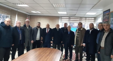 Püsküllü Hendekli Muhtarlarla Bir Araya Geldi