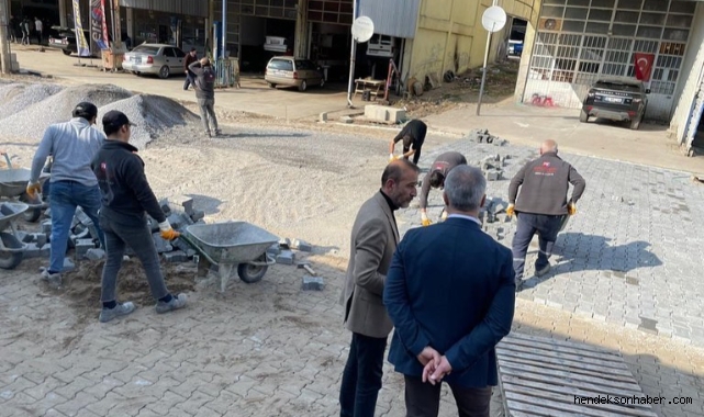 Başkan Babaoğlu Çalışmaların Sürdüğü Hendek Küçük Sanayi Sitesini Ziyaret Etti