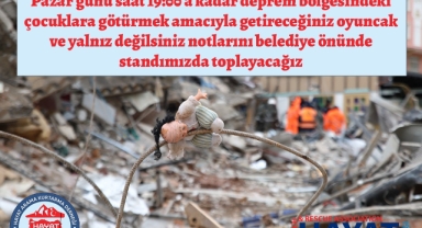 Hendek Hayat Depremzede Çocuklara kampanya başlattı.