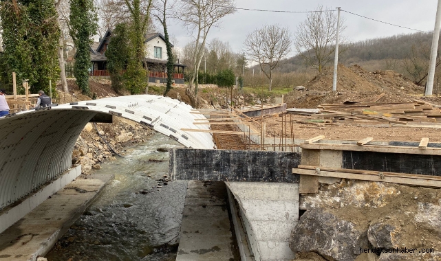 HENDEK YENİ KALAYIK KÖPRÜSÜ SON AŞAMADA