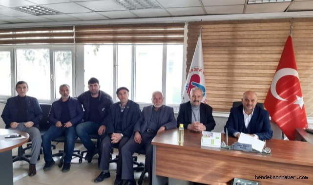 Hendek Ziraat Odası Başkanı Hayri Duran Muhtarlar Derneğini Ziyaret Etti