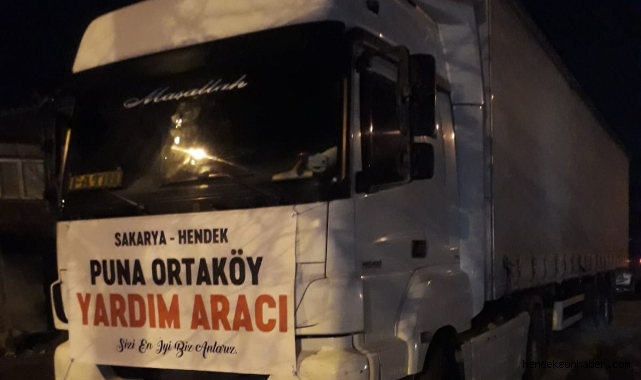 Puna Ortaköy Mahallesinden Deprem Bölgesine Destek Devam Ediyor