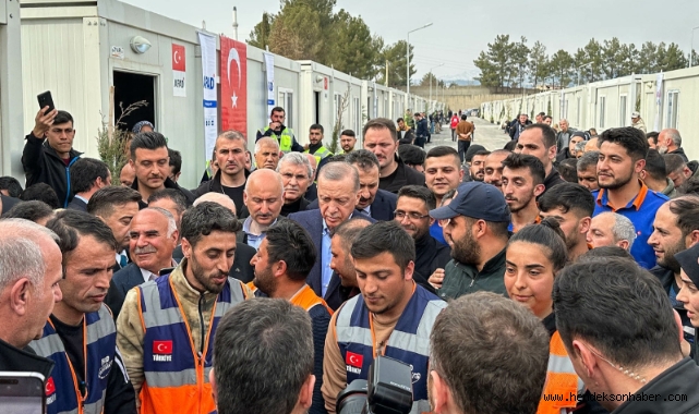 Başkan Yüce Adıyaman'da Cumhurbaşkanı Erdoğan'a bilgi verdi: "Depremin izleri süratle siliniyor"