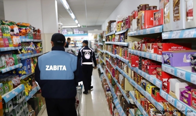 HENDEK BELEDİYESİ ZABITA EKİPLERİ ZİNCİR MARKETLERİ DENETLEDİ